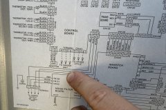 Schemat sterowania centrali analizowany przy pomiarze przepływu